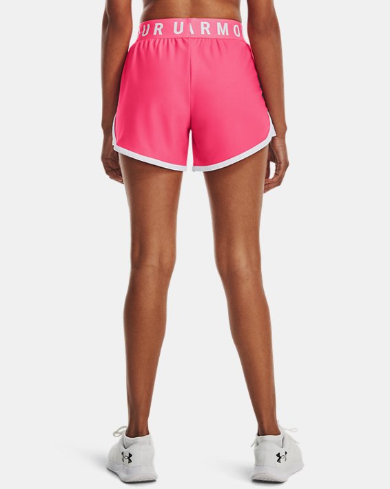Women's UA Play Up 5" Shorts in Pink image number 1